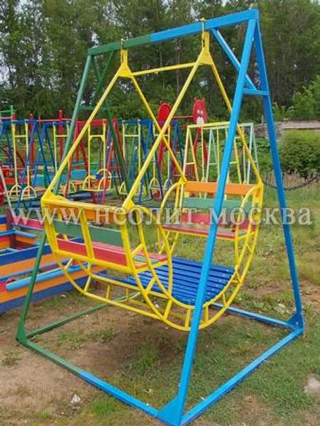 Детские качели К-09 - маятниковые