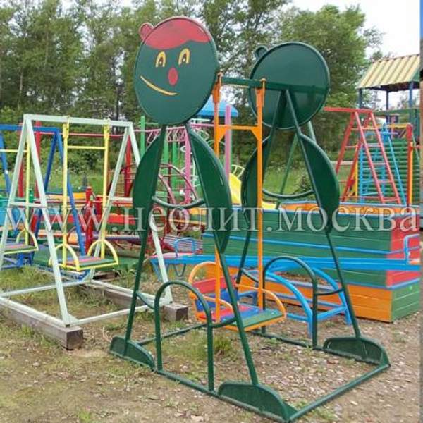 Детские качели маятниковые ИК-18 "Клоуны"