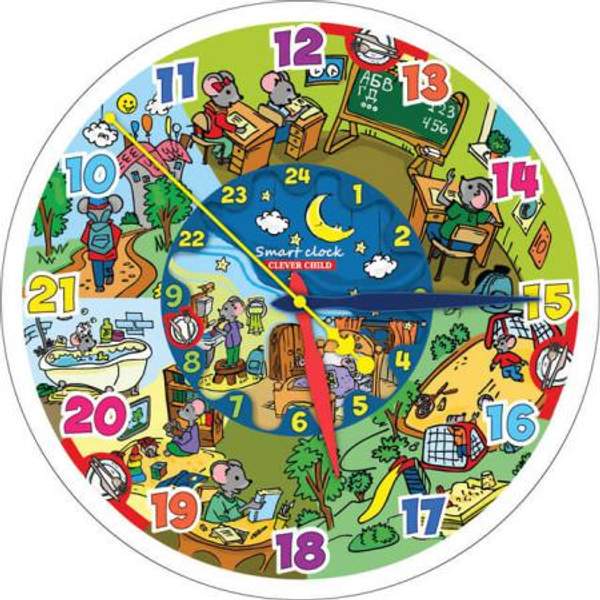 Детские настенные часы СмартКлок
