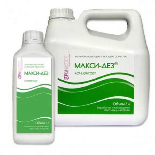 Дезинфицирующее и моющее средство поверхностей Макси-Дез