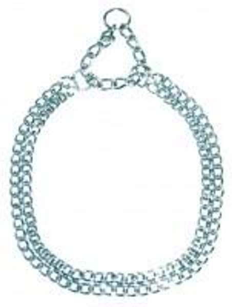 Dezzie ошейник-удавка для собак (хромированная сталь) 2 мм.*36 см. арт. 278.5601005