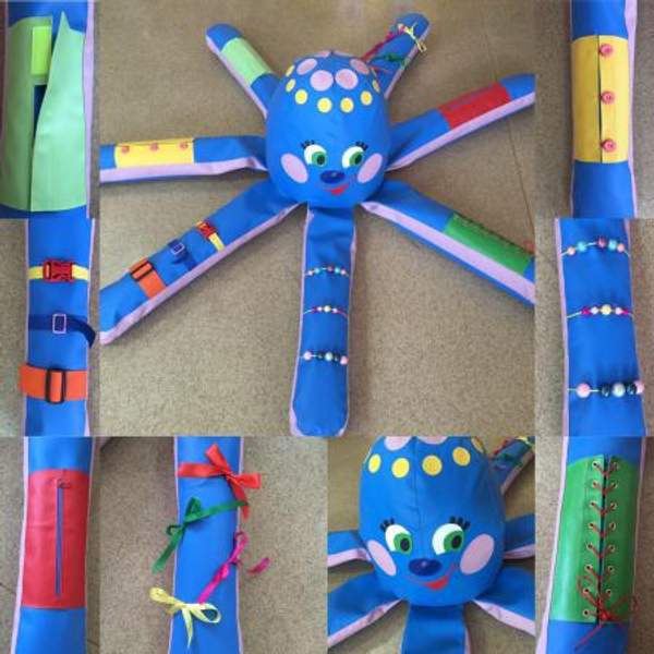 Дидактическая игрушка мягкая