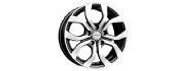 Диск Колесный Кик КС704 (ZV 16_Lifan X60) 6.5х16 5х114.3 ЕТ45 60,1 алмаз черный