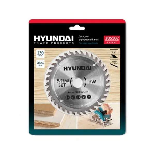 Диск по дереву D 130 мм Hyundai