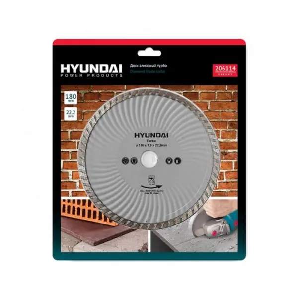 Диск с кромкой турбо D 180 мм Hyundai