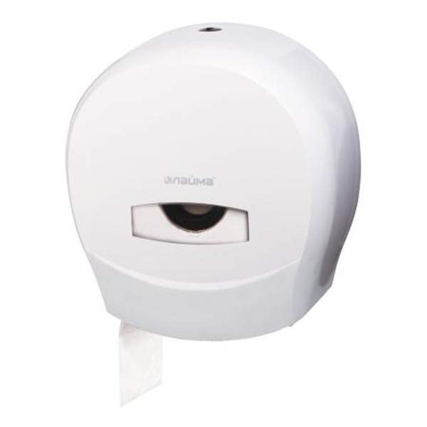 Диспенсер для туалетной бумаги ЛАЙМА PROFESSIONAL (Система T2), малый, белый, ABS-пластик