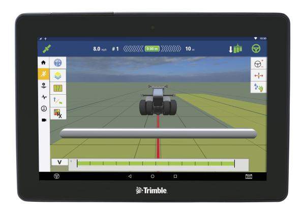 Дисплей Trimble GFX-750 + нав контроллер NAV-900 - cистема параллельного вождения тримбл - точное земледелие