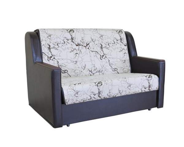 Диван аккордеон Шарм-Дизайн Аккорд Д 120 замша белый