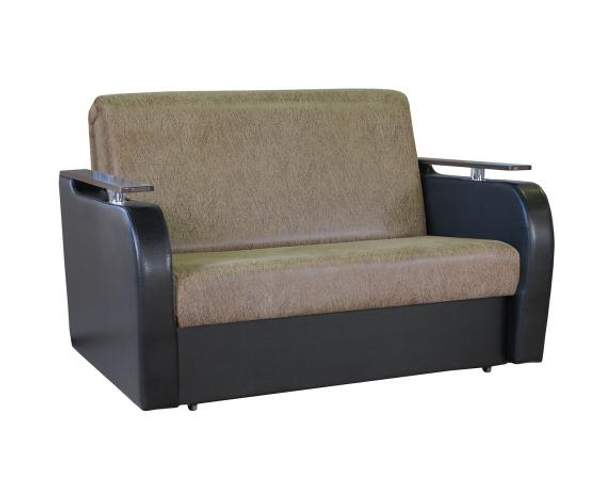 Диван аккордеон Шарм-Дизайн Гранд Д 100 замша коричневый