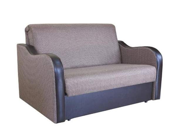 Диван аккордеон Шарм-Дизайн Коломбо 140 рогожка коричневый