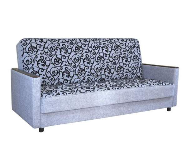 Диван книжка Шарм-Дизайн Классика Д 120 шенилл серый узор