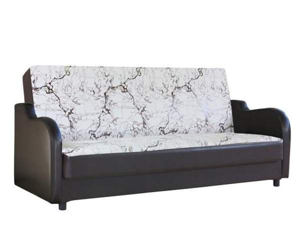 Диван книжка Шарм-Дизайн Классика В 140 замша белый