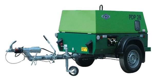 Дизельный винтовой компрессор ATMOS PDP 28 (на шасси)
