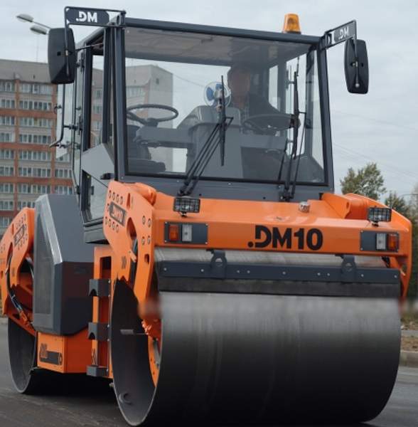 DM-10-vd Каток дорожный вибрационный