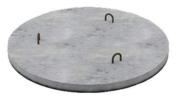 Днище (плита низа) для колодца ПН 23