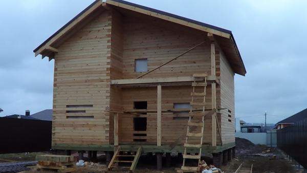 Дом из бруса 8х9