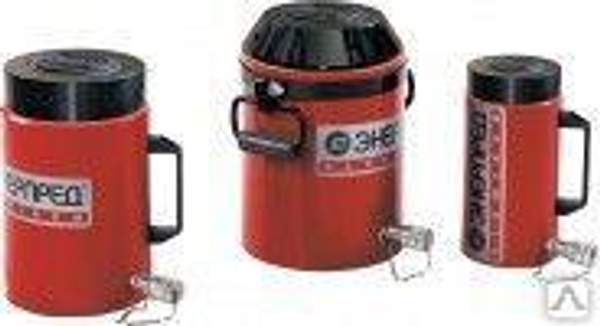 Домкрат гидравлический грузовой алюминиевый с фиксирующей гайкой