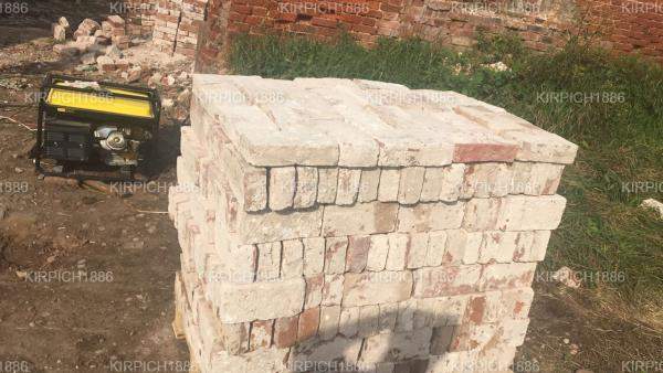 Дореволюционный столетний кирпич ручной формовки царской эпохи (старинный)