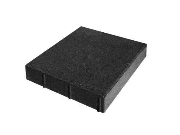 Дорожная тротуарная плитка вибропрессованная КВАДРАТ 330х330х60 (черная)