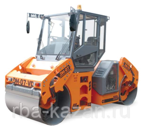 Дорожный двухвальцовый вибрационный самоходный каток DM-07-VD
