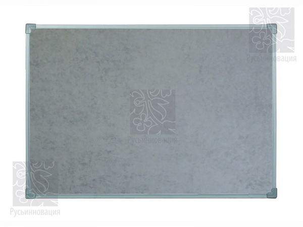 Доска для заметок текстильная серая