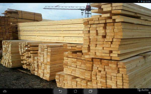Доска обрезная 25*100*6 м