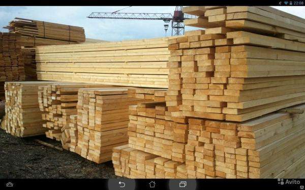 Доска обрезная 25*150*6 м