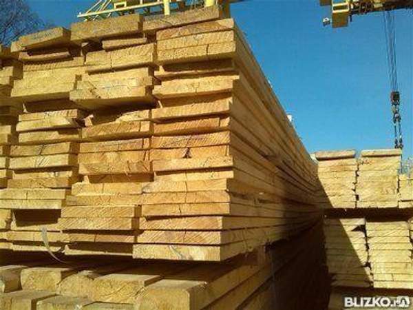 Доска обрезная 25х200х6 естественной влажности 1-2 сорт М