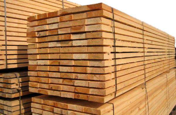 Доска обрезная 50х200х6 лиственница естественной влажности 1-2 сорт П