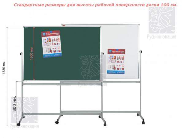 Доска поворотная комбинированная 100х75 см