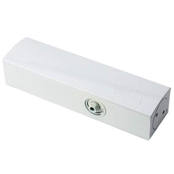 Доводчик дверной GEZE TS 3000 V EN1-4, без тяги, белый