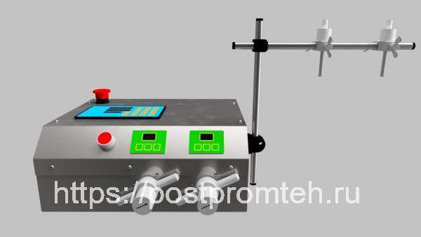 Дозатор с шестеренчатым насосом. Модель: МД-50 /7Л. Два разливочных канала