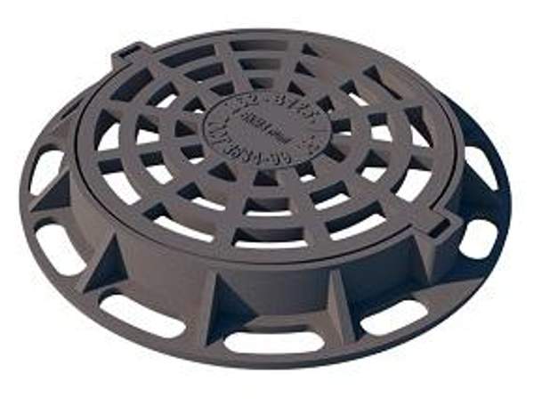 Дождеприемник чугунный большой круглый ДБ2 (В125)-1-60 (ДК2)