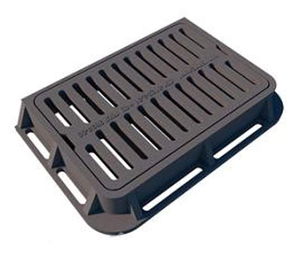 Дождеприемник прямоугольный чугунный большой ДБ1(В125)2-31х49