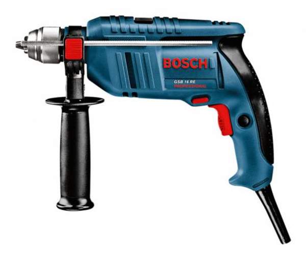 Дрель BOSCH GSB 16 RE ЗВП + кейс