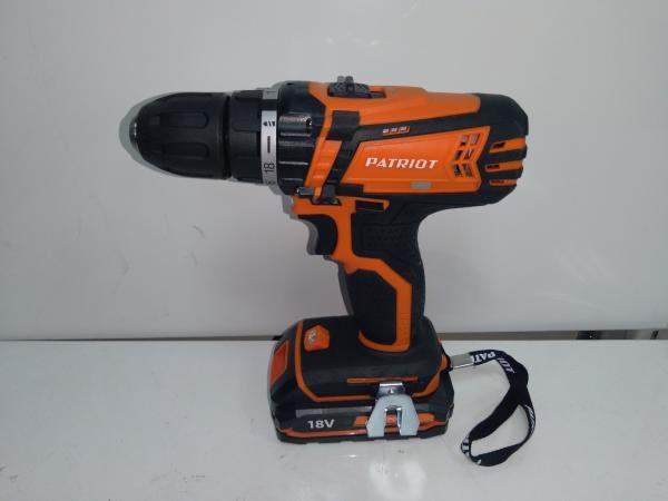 Дрель-шуруповерт аккумуляторная PATRIOT THE ONE BR 181Li (АКЦИЯ) , 2 Аккум Li-Ion, 2,0 Ah, 18V¶