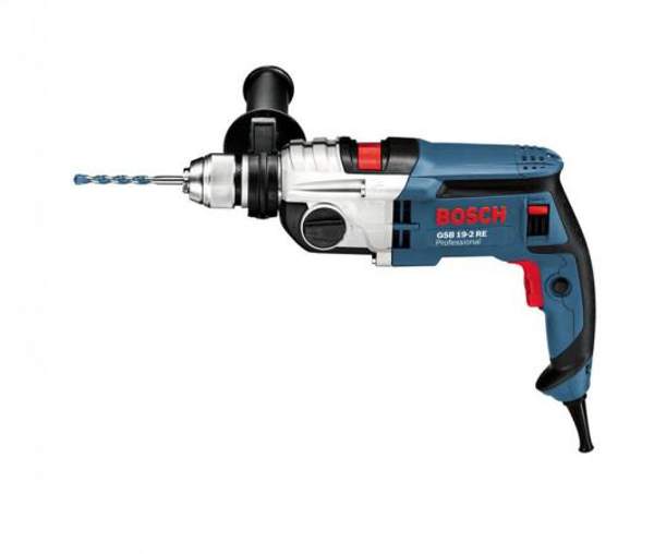 Дрель ударная BOSCH GSB 19-2 RE БЗП + кейс