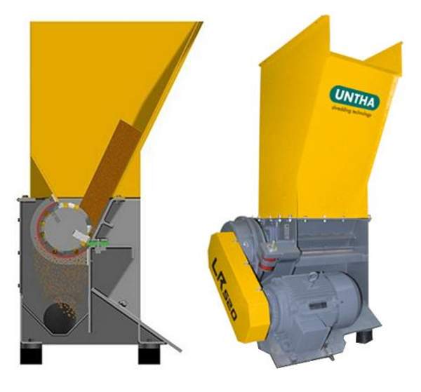 Дробилка шредерного типа UNTHA LR 520