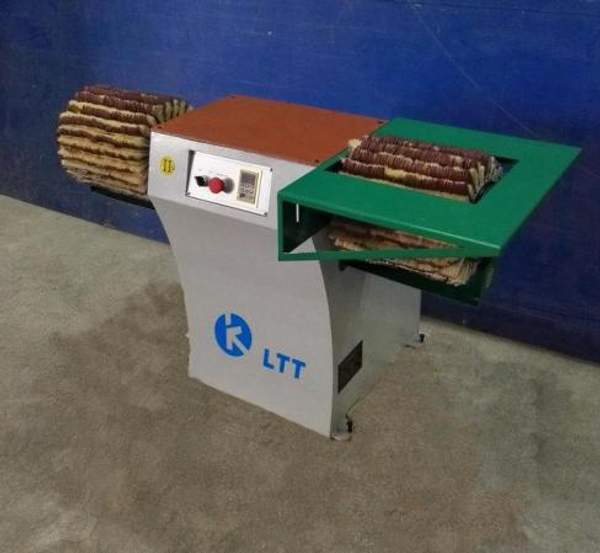 DTW-60A Станок шлифовальный с 2-мя лепестково-щёточными барабанами