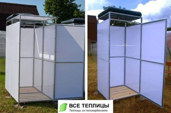 Душ для дачи с тамбуром и без. Агро арт.68