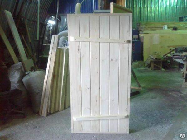 Дверь дерево хвоя с клином ДКл 700х1800 для бани