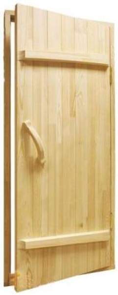 Дверь из массива для бани, модель 21