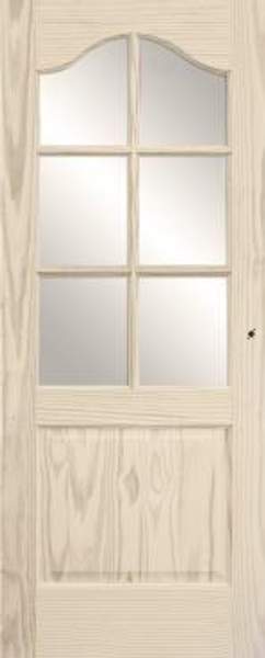 Дверь из массива сосны эконом-класса, модель 17