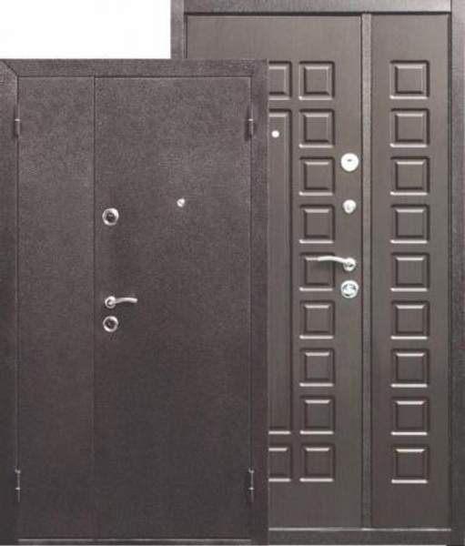 Дверь металическая Йошкар Венге 1200×2050 левая