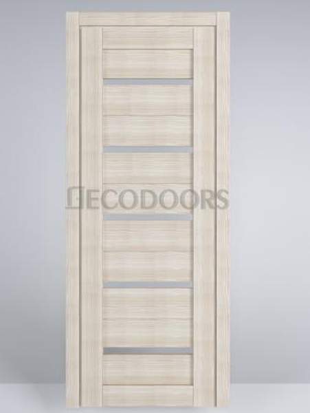 Дверь межкомнатная Эко 1 ст. Сатин, цвет Беленный Дуб