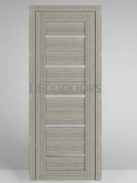 Дверь межкомнатная Эко 1 ст. Сатин, цвет Грей (серый)