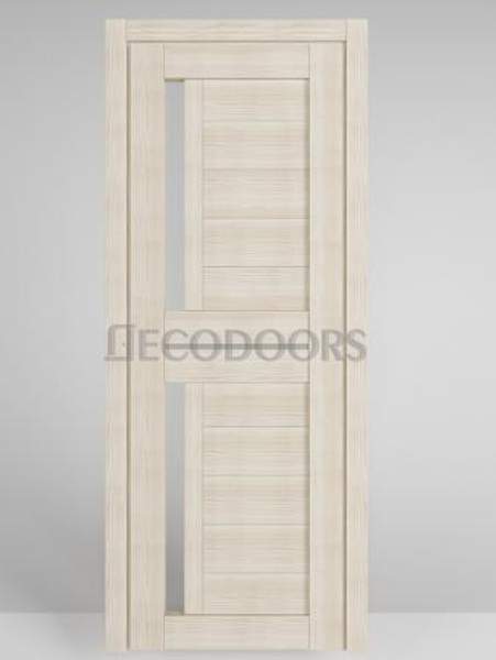 Дверь межкомнатная Эко 5 ст. Сатин, цвет Беленный Дуб