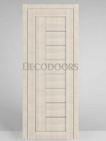 Дверь межкомнатная Эко 9 ст. Сатин, цвет Беленный дуб