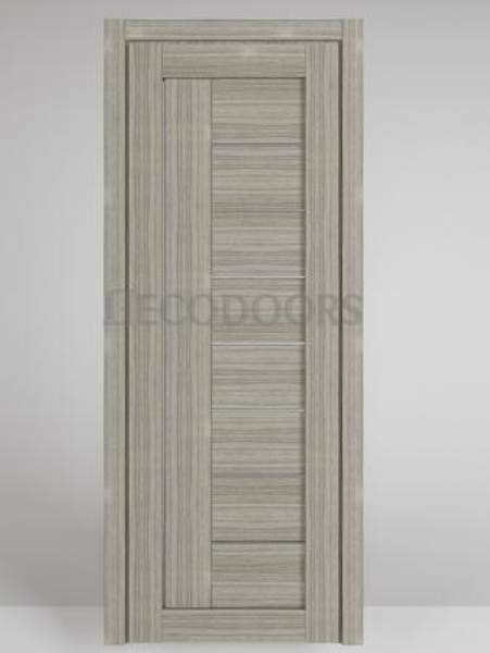 Дверь межкомнатная Эко 9 ст. Сатин, цвет Грей (Серый)