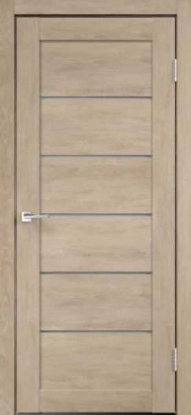 Дверь межкомнатная LINEA 1 (Линия), цвет Дуб Шале песок
